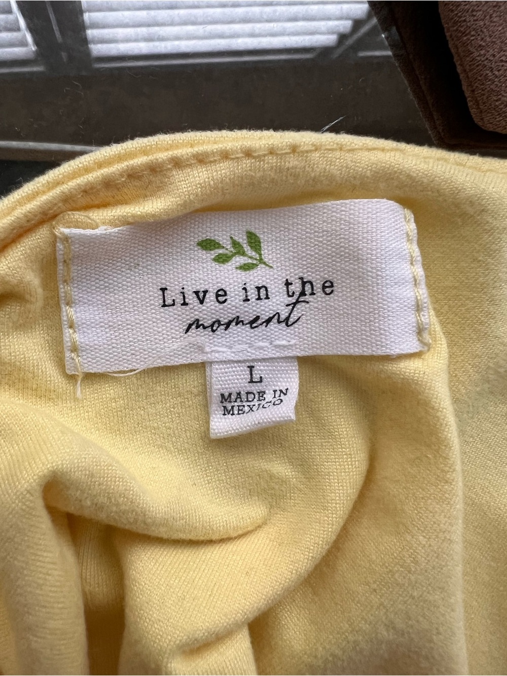 Women’s Yellow One-Shoulder Ruffle Tank Top - Picture 4 of 4